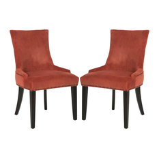 50 Most Por Red Dining Room Chairs For 2018 Houzz Bay Siena Dining Chairs Set Of 2 Brick