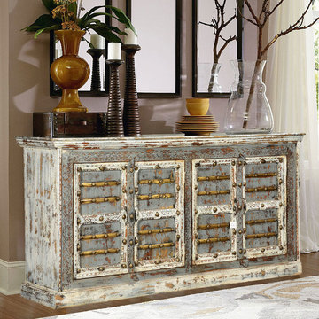 Nottingham Gothic Mango Wood 4 Door Dining Buffet