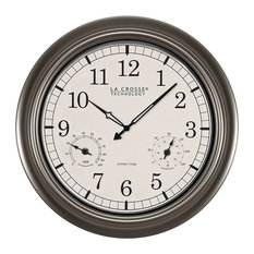 Atomic Clock With Temperature and Humidity, Radio Controlled, Thermometer