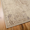 Graphic Illusions Rug, Ivory, 2'3"x8' Runner