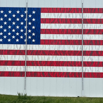 In God We Trust - American Flag - Mural by Design