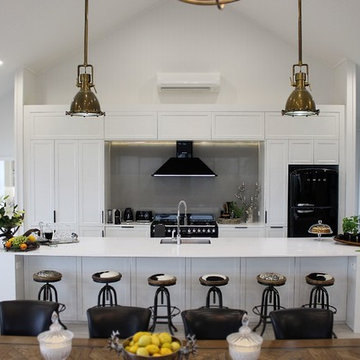 Sleek Country Barn Style Kitchen