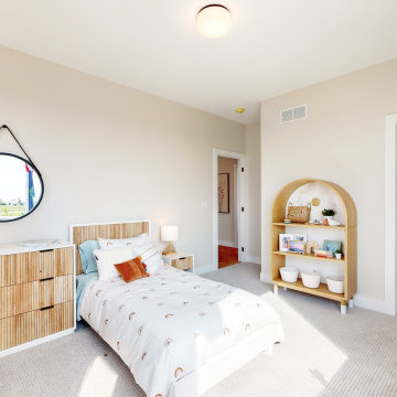 Bright and Neutral Family Home kids bedroom