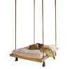 Nautical's Full Swingbed, Country Cream and Spectrum Eggshell, Cypress Wood