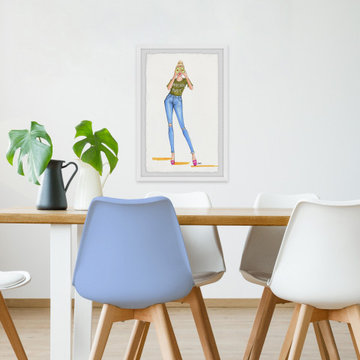 "Avocado Toast" Framed Painting Print