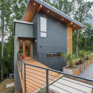 Shelburne Woods net zero spec home entry