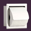 Stainless Steel Recessed Toilet Tissue Holder With Lid
