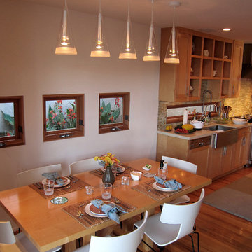 Santa Barbara Contemporary Kitchen and Dining