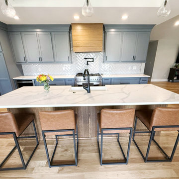 Dreamy Blue Modern Farmhouse