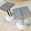 Welded Chain Art Metal Idustrial Style Stool or Side Tables