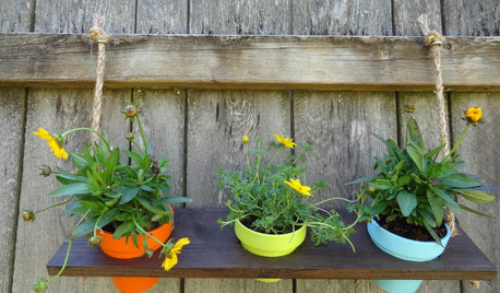 DIY : Fabriquez des jardinières suspendues pour votre jardin