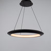 Modern Forms PD-55024 The Ring 24"W LED Suspended Ring Chandelier - Black /