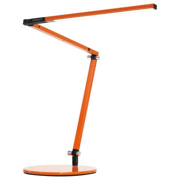 Koncept Z-Bar Mini LED Desk Lamp With Base, Orange