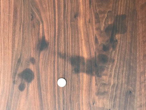 How To Refinish Get Rid Of Scratches Marks On A Walnut Island Top