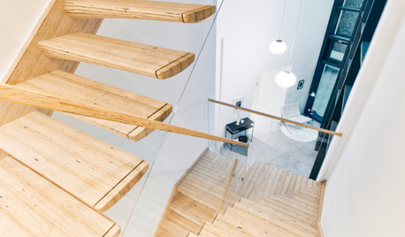 Mit Durchblick nach oben: Eine Treppe rettet einen Ausbau