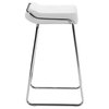 Wedge Barstool, Set of 2 White