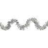 50' x 3" Silver Boa Wide Cut Tinsel Christmas Garland - Unlit