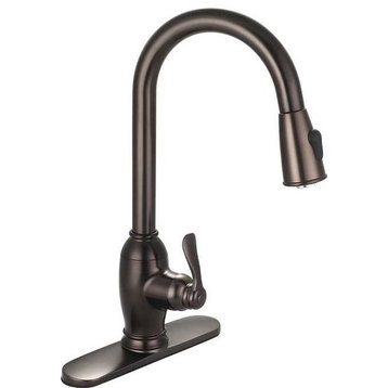 Banner Dual Setting Pull Down Spray Kitchen Faucet, Oil Rubbed Bronze