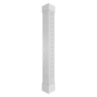 Craftsman Classic Square Non-Tapered Artisan Fretwork Column, 8
