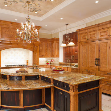 Classical Hickory/Olive Ash Burl Kitchen