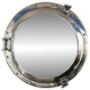 Deluxe Class Porthole Mirror, Chrome, 20''