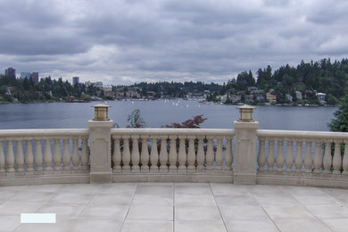 Tuscan patio photo in Seattle
