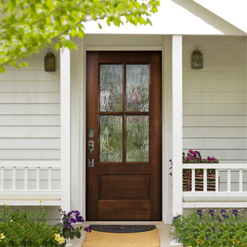 Mahogany 4 Lite Front Door