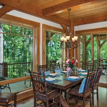 Timber Frame in North Carolina - Jackson County Residence