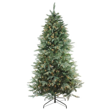 Washington Frasier Fir Slim Christmas Tree, Clear Lights
