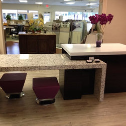 Pompeii Quartz & Vetrazzo Recycled Glass - Kitchen Countertops