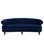 La Rosa Victorian Chesterfield Tufted Sofa, Navy Blue Velvet