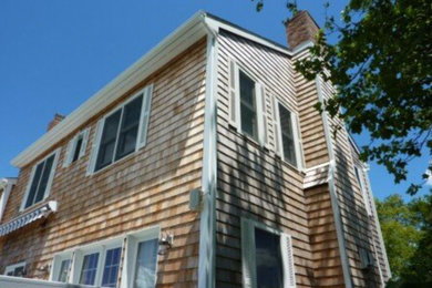 Inspiration for a coastal exterior home remodel in Other