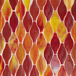 Silhouette glass tile mosaic by Hirsch - Mosaic Tile