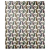 Skeleton Cat Pattern 50 x 60 Coral Fleece Blanket