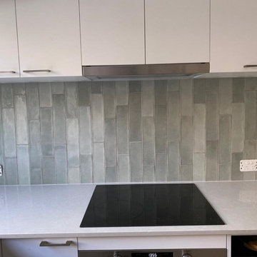Jade Kitchen Splashback by Maya Tiling