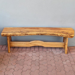 pecan bench - Indoor Benches