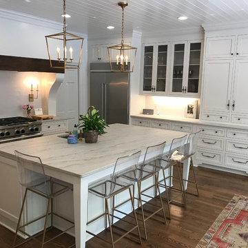 Transitional Kitchen and Laundry Room