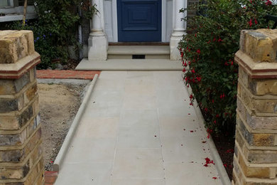 Classic house exterior in London.