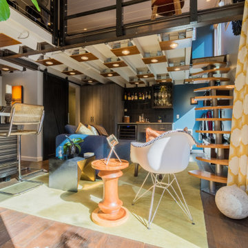 San Luis Obispo, CA. Modern loft, living compound