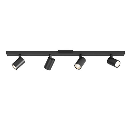 Astro Ascoli Four Bar, Dimmable Indoor Spotlight (Matt Black)