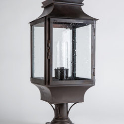 French Station Exterior Post Lantern by Scofield at Remains Lighting - Post Lights