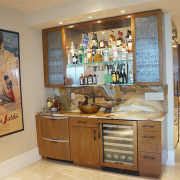 Contemporary Bar Remodel (Miami, FL)