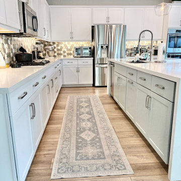 Hex Loving Transitional Kitchen Remodel