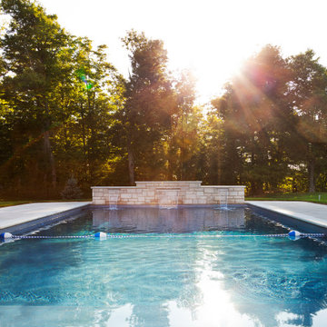 Modern Rectangular Estate Inground