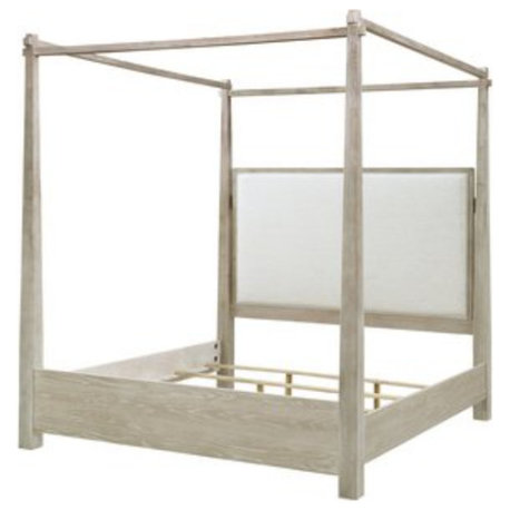 Boca Grande King Upholstered Canopy Bed