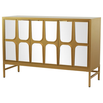 Glam Gold Wooden Cabinet 561991