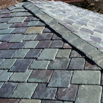 SlateTec Purple/Green/Gray Slate Roof