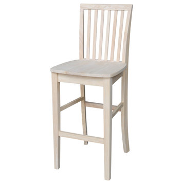 Mission Bar Height Stool - 30" Seat Height