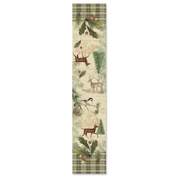 Woodland Forest Table Runner, 13"x90"