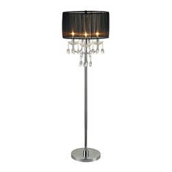 Crystal Chandelier Black Floor Lamp - Products